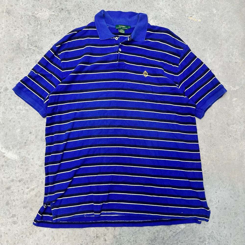 Lauren Ralph Lauren Striped Short Sleeve Polo - XL